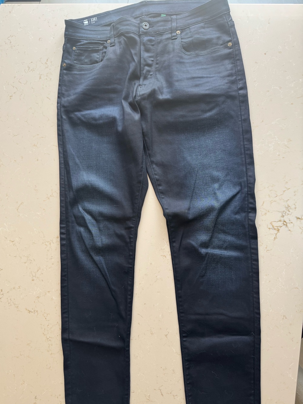 G-Star Raw 3301 Slim Dark Navy Denim Jeans